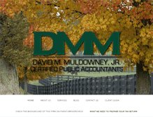 Tablet Screenshot of muldowneycpa.com